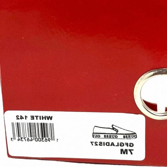 GUESS Gladis Floral Slip On Sneakers Women's GFGLADIS27 Synthetic White Size - Picture 8 of 8